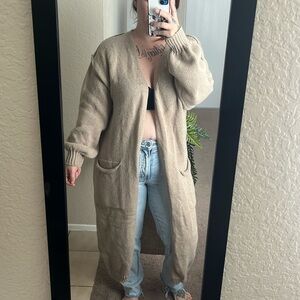 Never worn peace and love cardigan